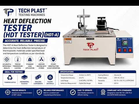 Heat Deflection Temperature Tester