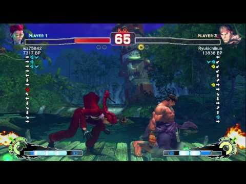 Ryukichikun [Ryu] vs Haitani [Viper] SSF4 Japanese Online Ranked Matches - TRUE-HD