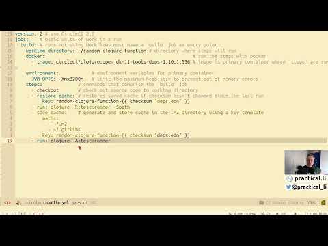 077 - Continuous Integration - Clojure deps.edn and Leiningen projects