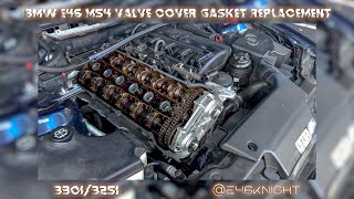 BMW E46 M54 Valve Cover Gasket Replacement DIY | 330i/325i W/ Late Style Ignition Coils