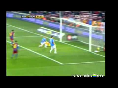 HQ Barcelona 2-0 Almeria David Villa Goal 2011 Barcelona vs Almeria (2-0) Goals