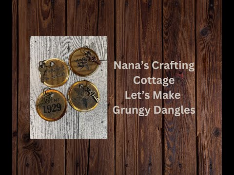 COME CRAFT WITH ME -- LET'S MAKE SOME GRUNGY DANGLES!