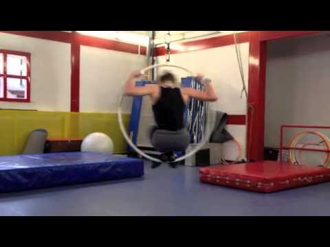 Oksana Pylypchuk - New spins in a process - Aerial Hoop.