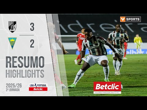 Resumo: Vitória SC 3-2 Estoril (Liga 25/26 #2)