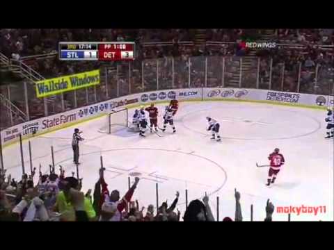 Nicklas Lidstrom's First Career Hat-Trick 12/15/2010