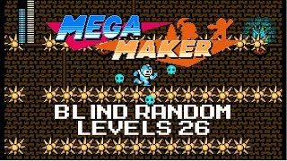 Mega Maker Blind Random Levels 26: Temporal Madness Wire Sky Temple Man Stage