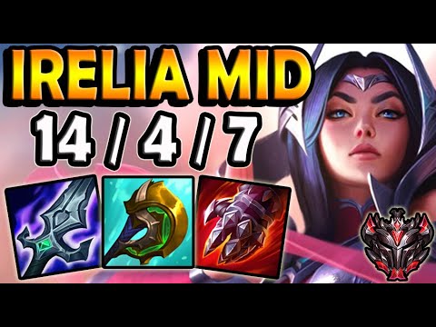 Irelia MID vs Lucian - KOREA Grandmaster Patch 11.14 ✔️