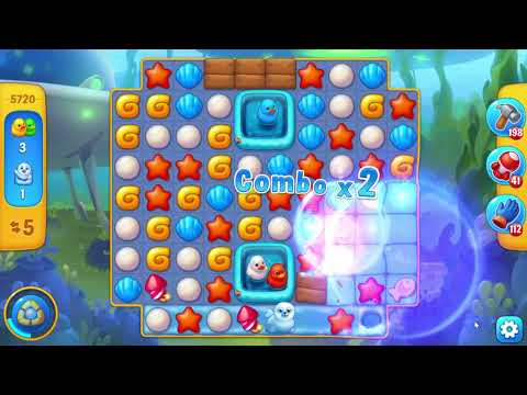 Fishdom 5720 Level - 19 moves - NO BooSTERS