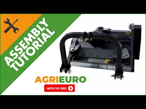 Blackstone BL 100 MSS flail mower with manual shift - light series - Assembly tutorial