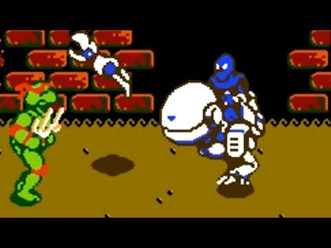 Teenage Mutant Ninja Turtles III: The Manhattan Project (NES) All Bosses (No Hit)