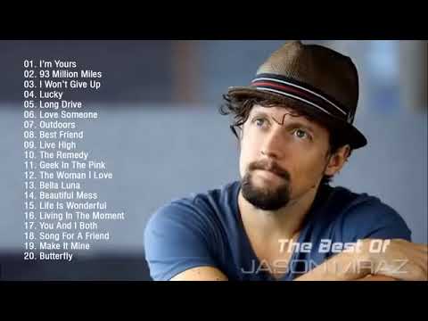 Jason Mraz Greatest Hits Playlist 2023 ~ Best Songs Of All Time ~ Alternative Rock Songs