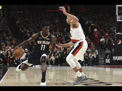 Jrue Holiday at Blazers (2018 Game 1) - 21 Pts, 7 Rebs, 2 Blks, 10-20 FGM, CLUTCH, LOCKDOWN!