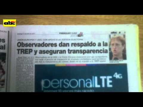 Titulares del domingo 21 de abril de 2013