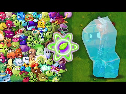 All Plants POWER UP vs 99 Frozen Brickhead Zombies - Who Will Win? - PvZ 2 Challenge