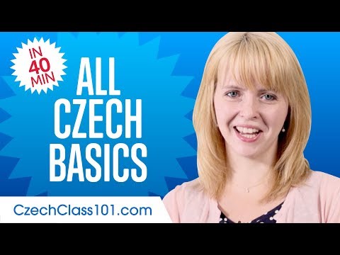 Learn Czech in 40 Minutes - ALL Basics Every Beginners Need