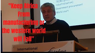 Shocking evidence that WS is keeping Africa from manufacturing.