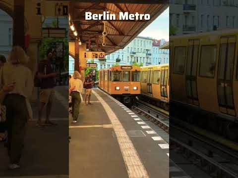 Berlin Metro Arrival in Style! | Iconic Yellow U-Bahn 🚉 #berlin