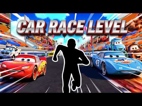 CARS RACE LEVEL Immersive Interactive Warm Up | Race To The Finish! 🏆|  Viral Interactive Game