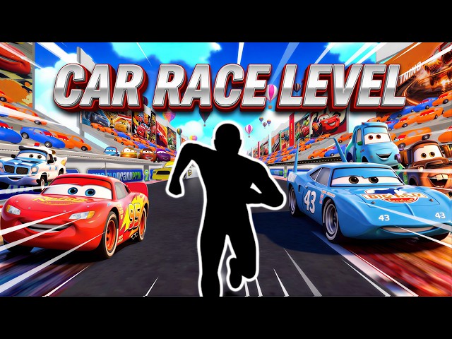 CARS RACE LEVEL Immersive Interactive Warm Up | Race To The Finish! 🏆|  Viral Interactive Game