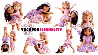 🌸 Partner Yoga for Kids | Fun Family Yoga for Flexibility, Balance & F