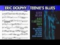Eric Dolphy on "Teenie's Blues" - Solo Transcription for Alto Sax