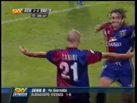 Gol Zanini 3-0 - Genoa vs Salernitana 5-0 (25-09-2004)