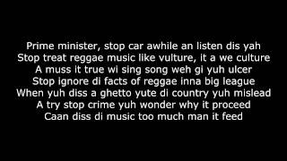 - ♠ - Anthony B - World a reggae music + Lyrics (HQ)
