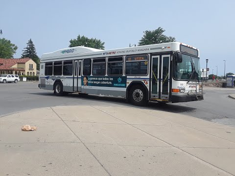NFTA Metro Ride Route 12A Inbound Bus 1121 - 2011 Gillig Advantage Hybrid