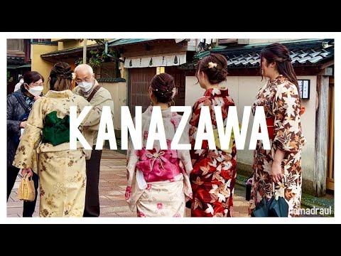 Kanazawa: jardins, castelos e distritos de samurais todos juntos | Japão | 4K 60fps | nomadraul