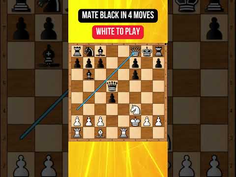 🟡Trap Black in 4 Moves #shorts #558