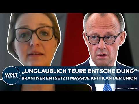 Video Thumbnail: DEUTSCHLAND: "Unglaublich teure Entscheidung" Brantner entsetzt! Massive Kritik an der Union