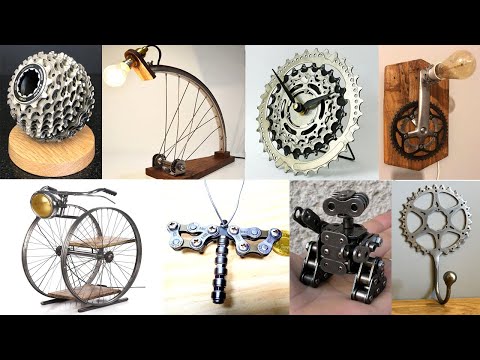 75 Ways to Repurposed Old Bicycle Parts