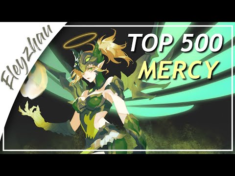Solo Queuing as Mercy in Top 500 - Mercy Season 22 (Overwatch)