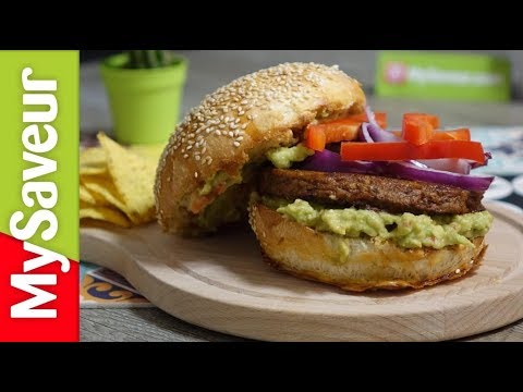 Recette Burger mexicain au guacamole
