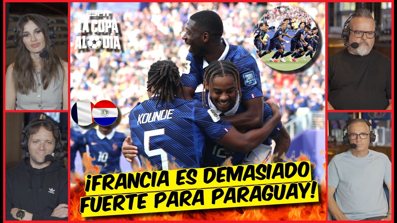 FRANCIA HUMILLARÁ a PARAGUAY en OCTAVOS. Los de GUSTAVO ALFARO ni TIENEN CHANCE | La Copa AL Día