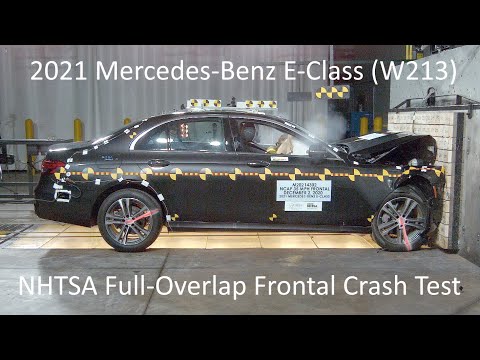 2021-2023 Mercedes-Benz E-Class Sedan / Estate (E 350 - W213) Full-Overlap Frontal Crash Test