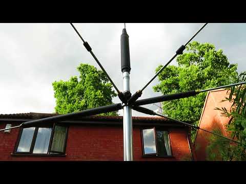 MV10 Sandpiper HF vertical antenna MV7 var:6/10/15/20/40/80/160m Ground-mounted earth rod no radials