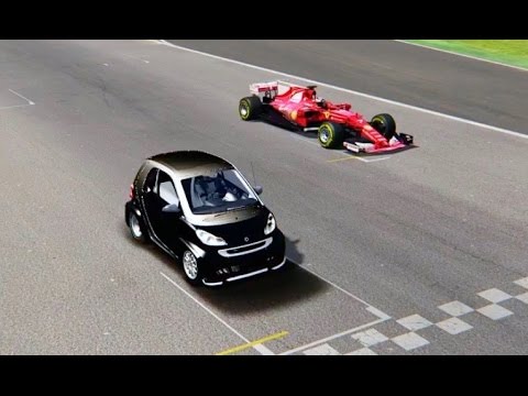 Ferrari F1 2017 vs Smart Tuning