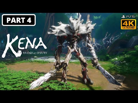 Kena: Bridge of Spirits PS5™ Walkthrough Gameplay Part 4 - 'SPROUT CAPTAIN' BOSS FIGHT !