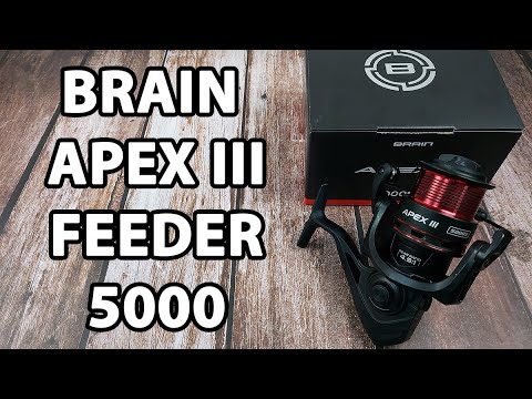 Котушка Brain Apex III Feeder 5000 / 5+1 підшипник / 4.9:1 — фідерна, металева шпуля