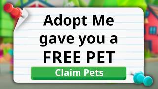 How To GET FREE Pets In Roblox Adopt Me!