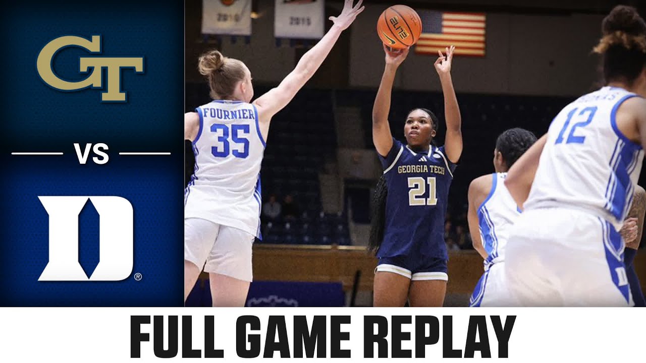 Georgia Tech vs. Duke Full Game Replay | 2025-26 ACC Women's Basketball