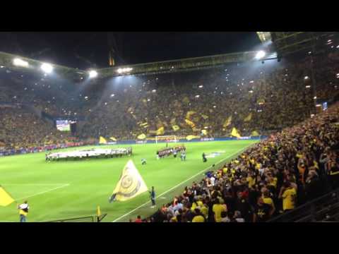 26/09/16 Entrance Borussia Dortmund - Real Madrid