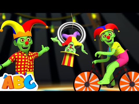 Crazy Zombie Family In A Spooky CIRCUS 🤡 | NEW Spooky Nursery Rhymes By All Babies Channel