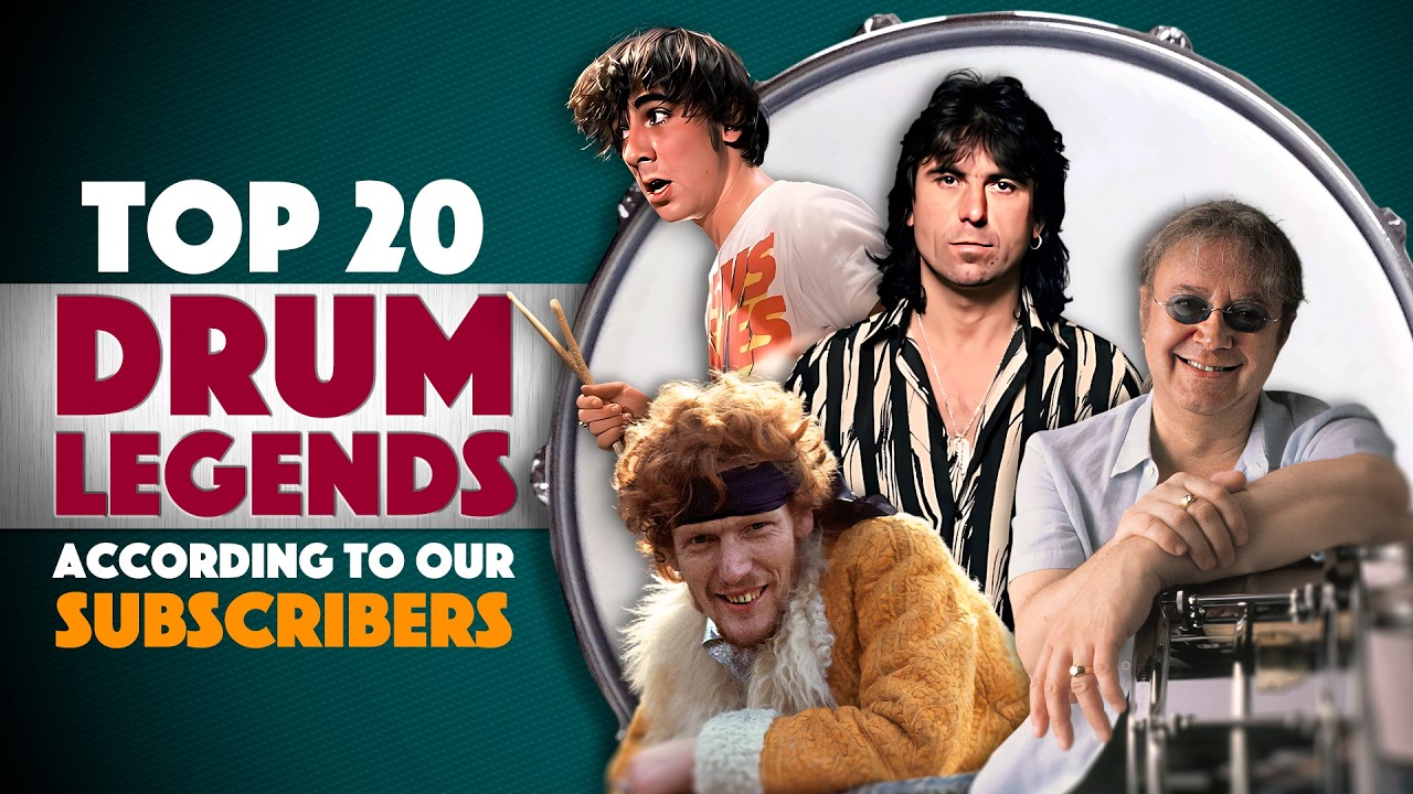 The 20 Best Rock Drummers According to Our Subscribers🥁 | #rockdrums #top20