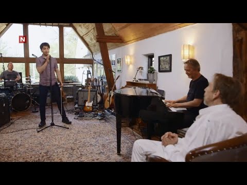 Alexander Rybak performing "Adieu" by Jahn Teigen in "En hyllest til Jahn Teigen" 10.12.2016