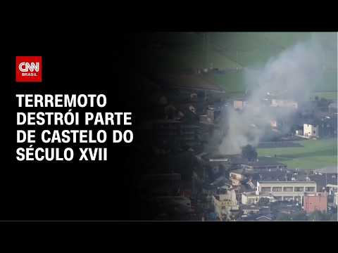Terremoto no Japão: Fenômeno destrói castelo do século XVII | LIVE CNN