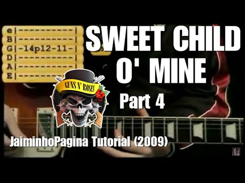 "Sweet Child O' Mine" Guitar Lesson (2009) | Guns 'n' Roses | Part 4