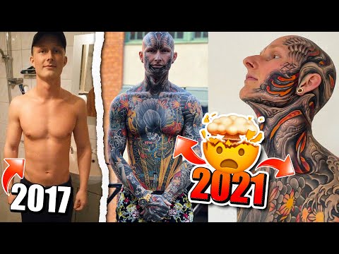 5 YEARS, 40.000 € and 250 HOURS of INK: INSANE TATTOO TRANSFORMATION 🤯