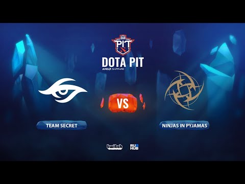 Team Secret vs Ninjas in Pyjamas, OGA Dota Pit EU/CIS, bo3, game 2 [Maelstorm & Jam]